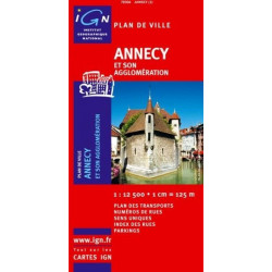 Achat Plan de ville - Annecy - IGN