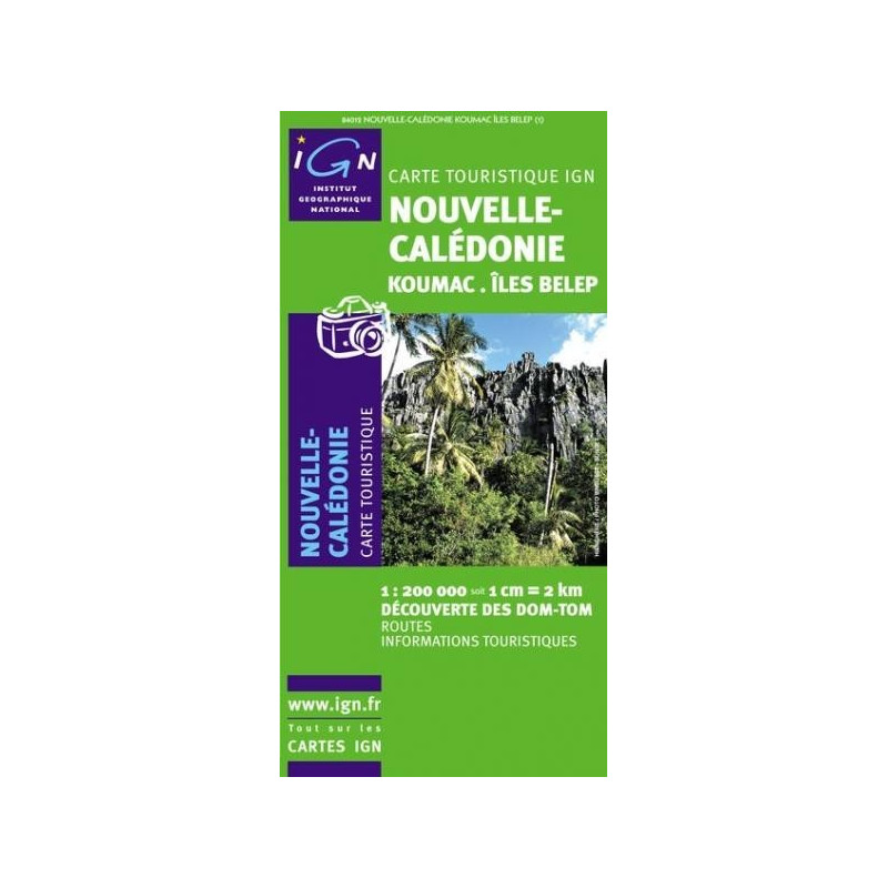 Achat Carte Routière Nouvelle Calédonie Koumac Ign - 