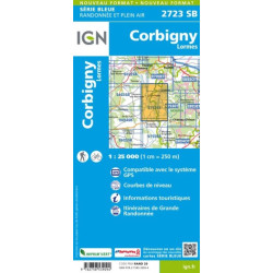 Corbigny, Lormes - IGN 2723 SB