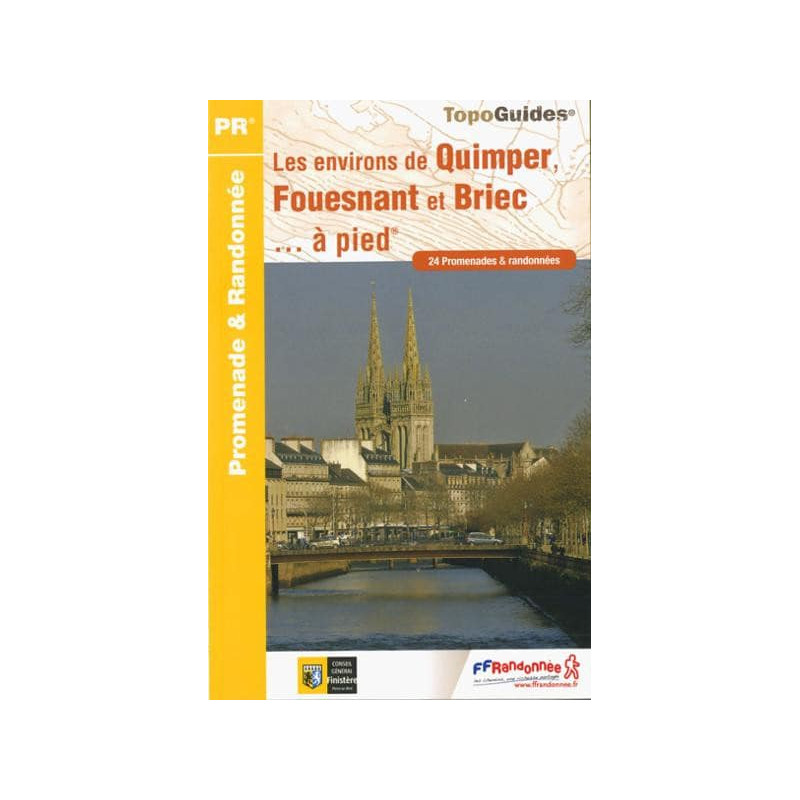 Achat topo guide environ Quimper-Fouesnant Briec P299 à pied- FFRP