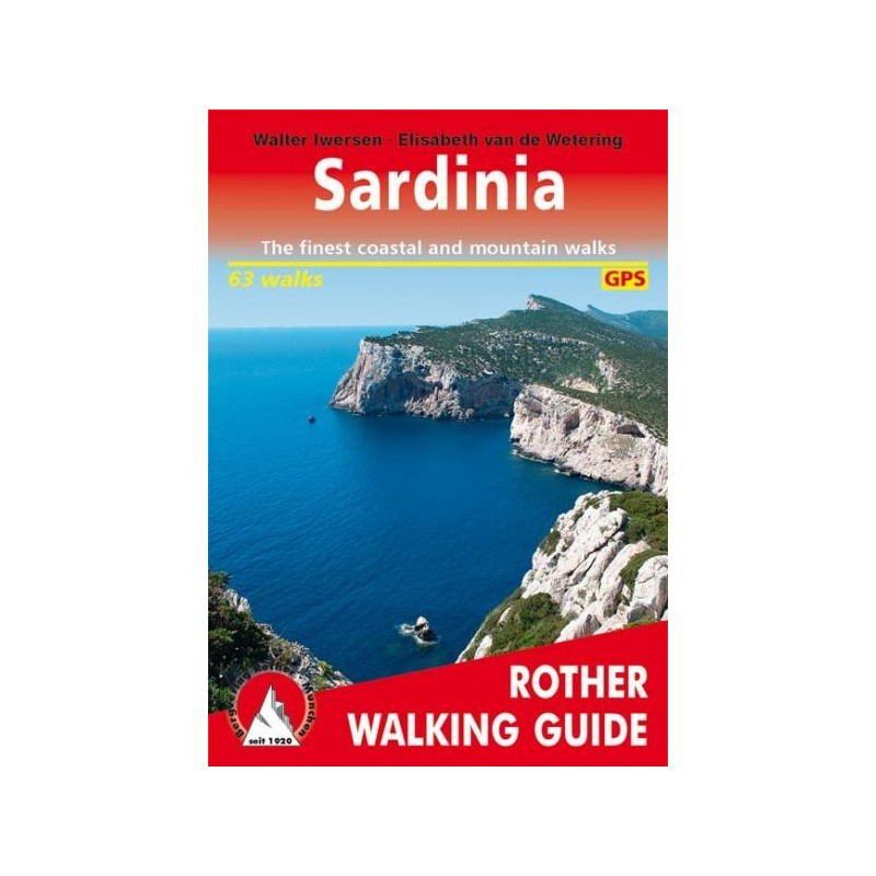 Achat Topo Guide Randonnées Sardinia Anglais Rother